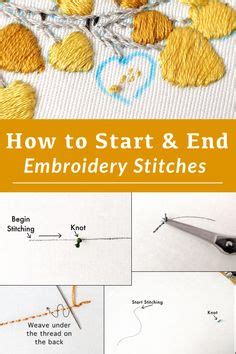 How to End a Stitch Embroidery: Tips and Techniques for an Elegant Finish