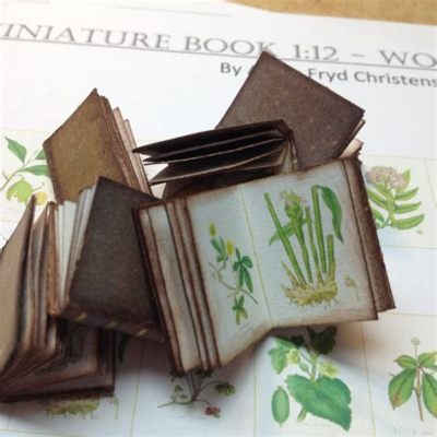 how to make tiny books and the art of miniature creation